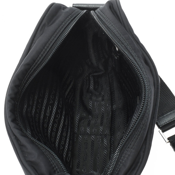 Prada Hardware Nylon Shoulder Bag Black - Picture 6 of 8